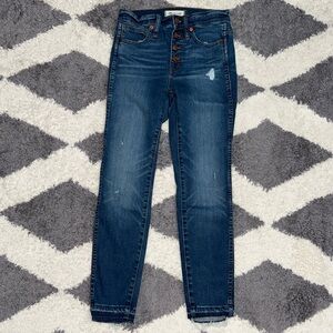 Madewell 10” high-rise skinny size 24